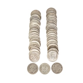 (51) Assorted Mercury & Roosevelt Silver Dimes 10C