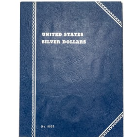 Whitman Collector Album w 27 Peace Silver Dollars