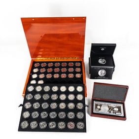 Kennedy Set 1964-2022 & '17 Liberty Silver Medal +