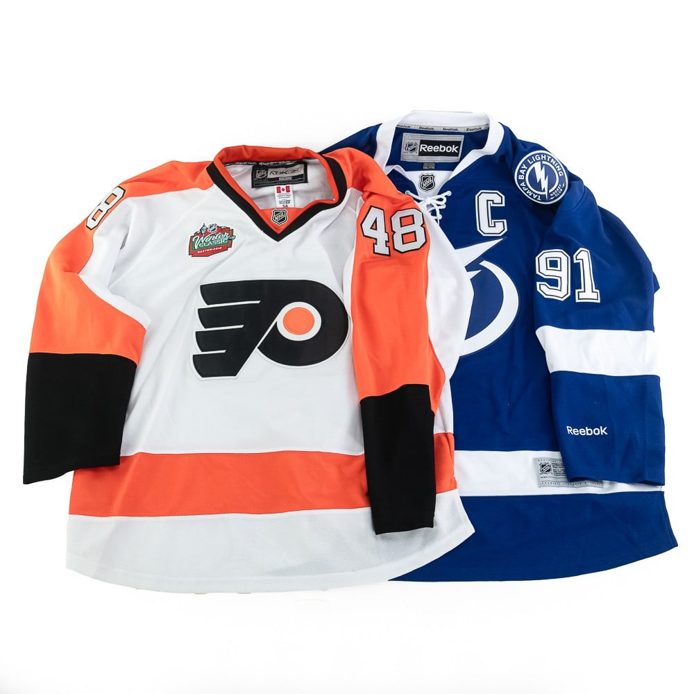 Stampkos #91 Fight & Briere Winter Classic Jerseys (1 of 19)