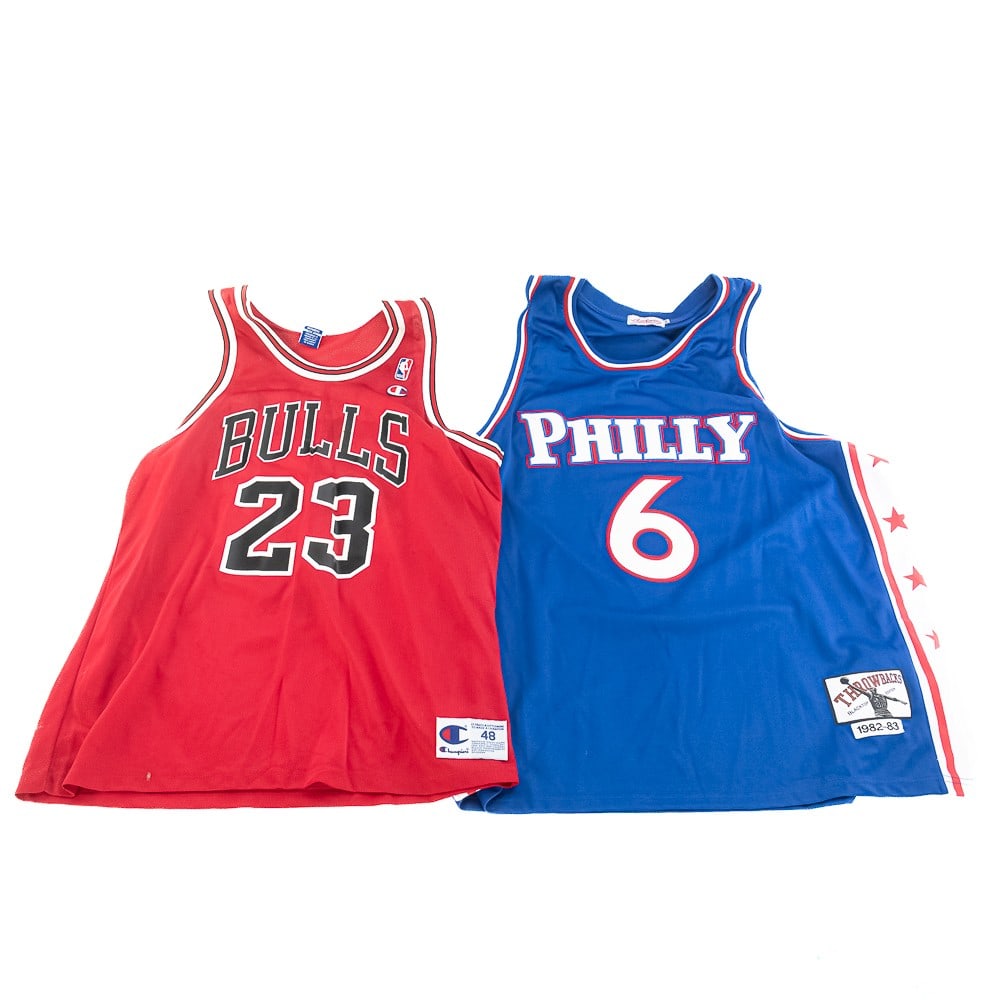 Michael Jordan #23 & Julius Erving #6 NBA Jerseys (1 of 13)