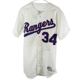 1989 Nolan Ryan Autographed Texas Rangers Jersey