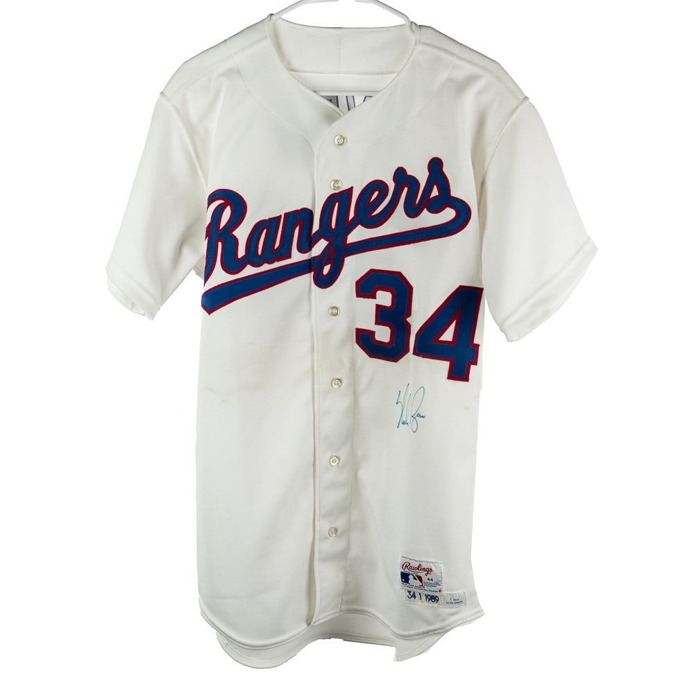 1989 Nolan Ryan Autographed Texas Rangers Jersey (1 of 5)