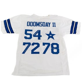 Dallas Cowboys Doomsday II Triple Autograph Jersey