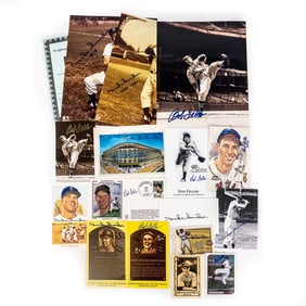 Bob Feller & Duke Snider Autographed Collections