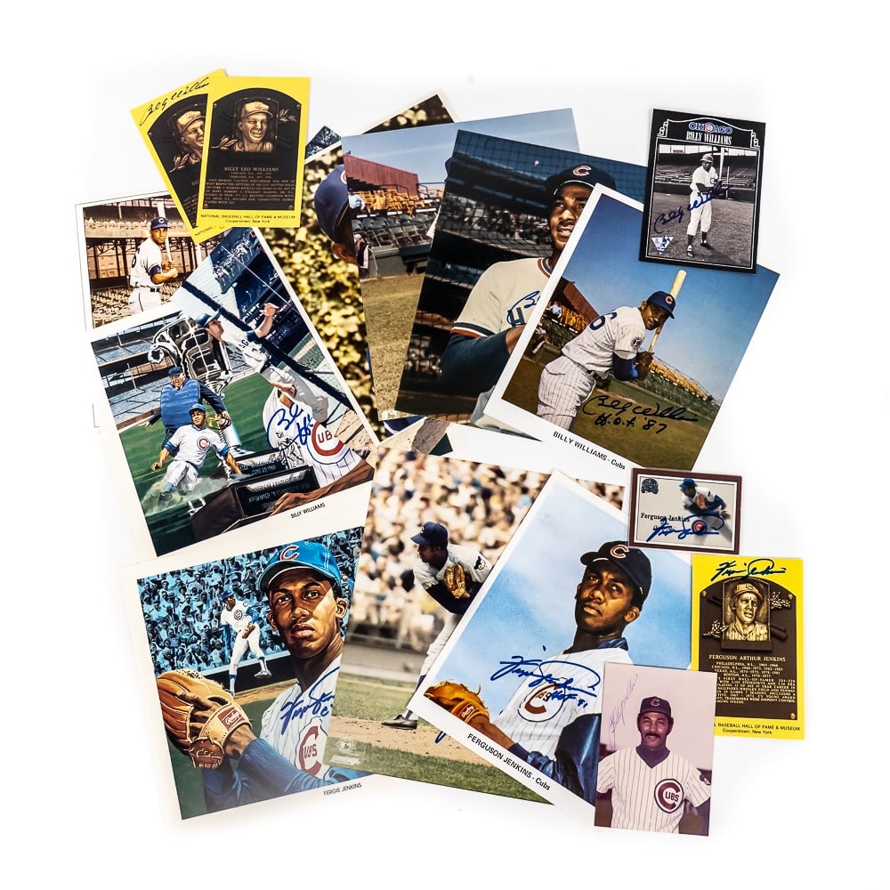 Fergie Jenkins & Billy Williams Signed Collection (1 of 9)