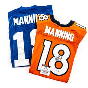 Peyton Manning AUTOGRAPHED Bronco's Jersey & More
