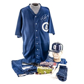 GAME WORN Brant Brown Chicago Cubs Uniform
