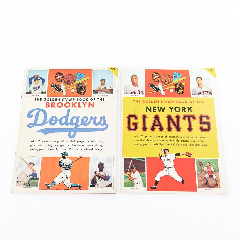 1955 Dodgers & Giants Golden Stamp Books (1 of 16)