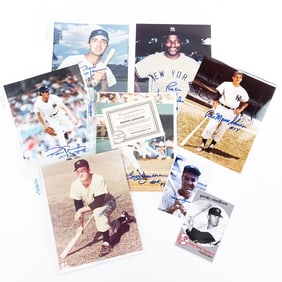 Reggie Jackson Autographed Photo & More NYY Autos