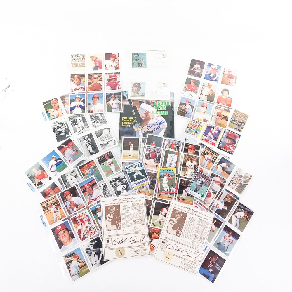 Pete Rose Signed Sports Illustrated & More Autos (1 of 13)