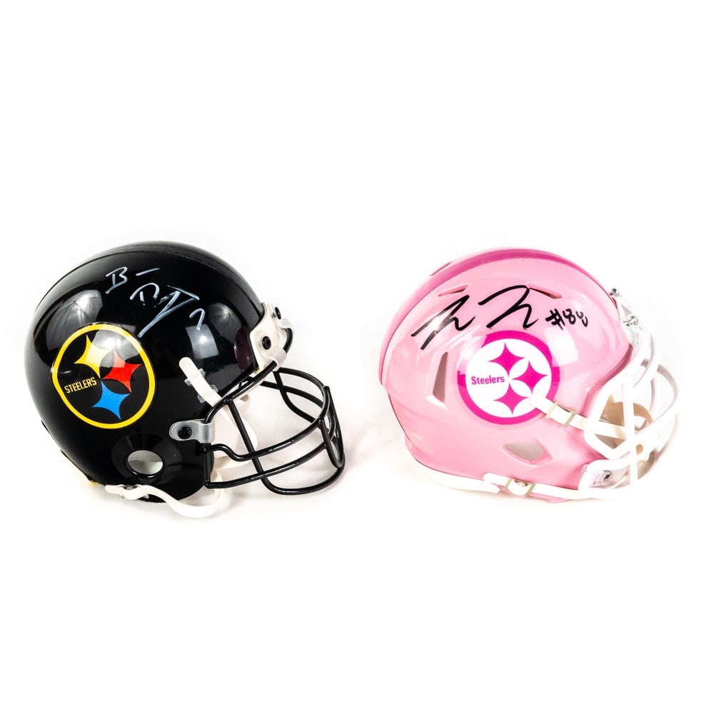 B. Roethlisberger & P. Freiermuth AUTO Mini Helmet (1 of 15)