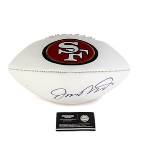 Joe Montana AUTOGRAPHED SF 49ers SB Football