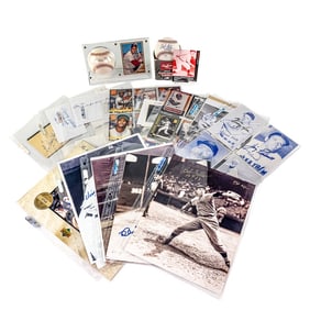 Stan Musial Autographed Baseball & Signed Photos +