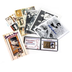Ted Williams & Willie Mays Autographed Photos More