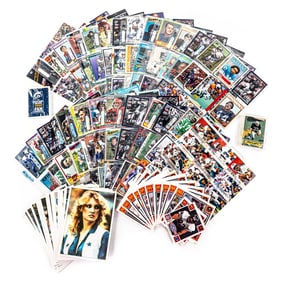 (180) Assorted Autographed NFL Football Cards &++