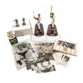 Mickey Mantle & Roberto Clemente Danbury Mint ++