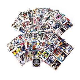 Collection of (180) Autographed NHL Hockey Cards