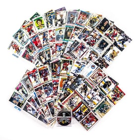Collection of (180) Autographed NHL Hockey Cards