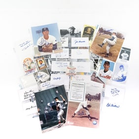 '72  Astro's Team Signed Ball & Negro League Autos