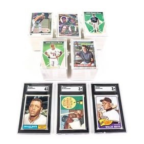 '60 Topps McCovey RC SGC 3 '61 Mays SGC 4 & More