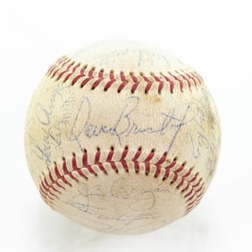 1969 Cincinnati Reds Team Signed Baseball