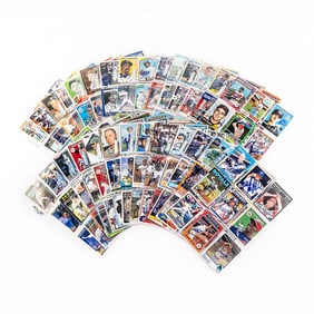 (252)Assorted Autographed Baseball Card Collection