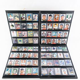 Collection of (4) "MLB" Sports Card Wall Displays