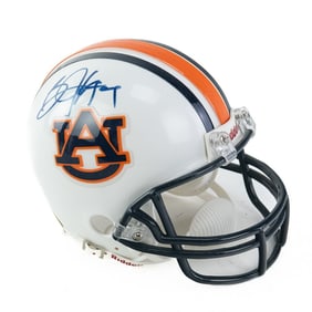 Bo Jackson Autographed Auburn Mini Helmet Tristar