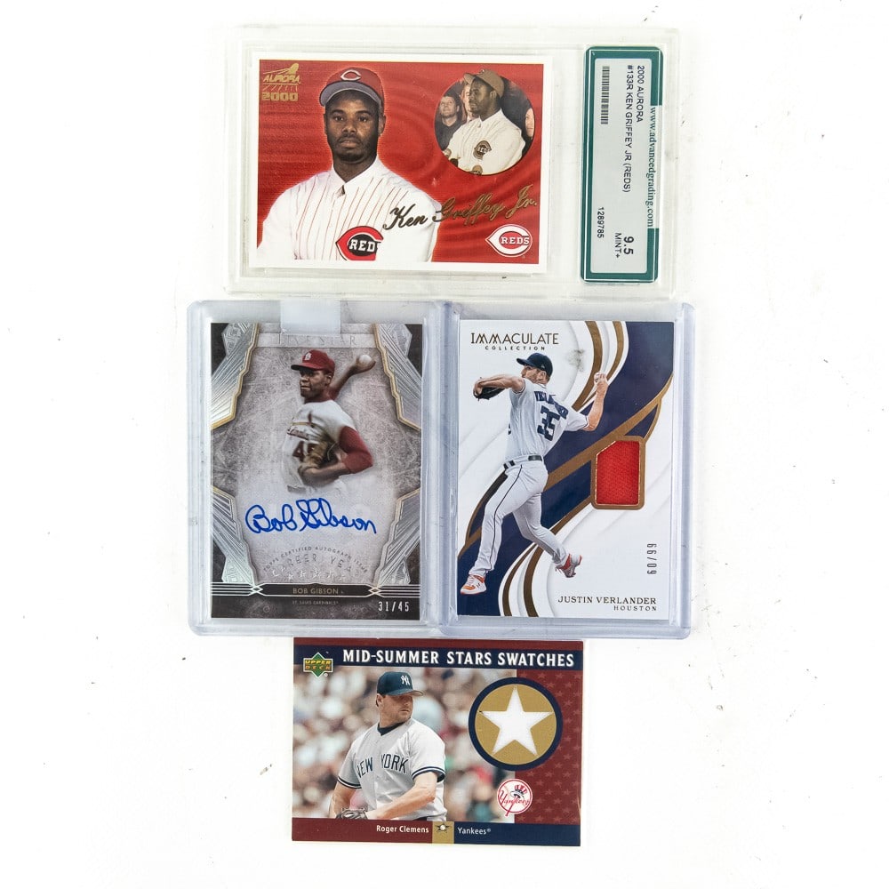 Bob Gibson Pete Rose Autographed Cards & Mor (1 of 9)
