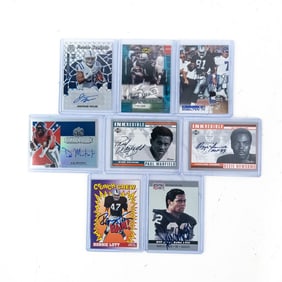 Tim Brown Marcus Allen R Lot + Autographed Cards