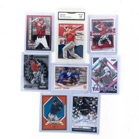 Trout Tatis Turner & Yelich Autographed Cards ++