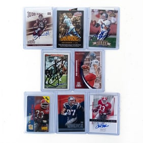 Marino Aikman Smith Gronk Dak TO Autographed Cards