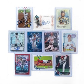 Acuna Tatis Robert Autographed Cards & Ohtani RCs