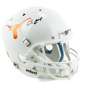 Earl Campbell Autographed Longhorn Helmet Beckett