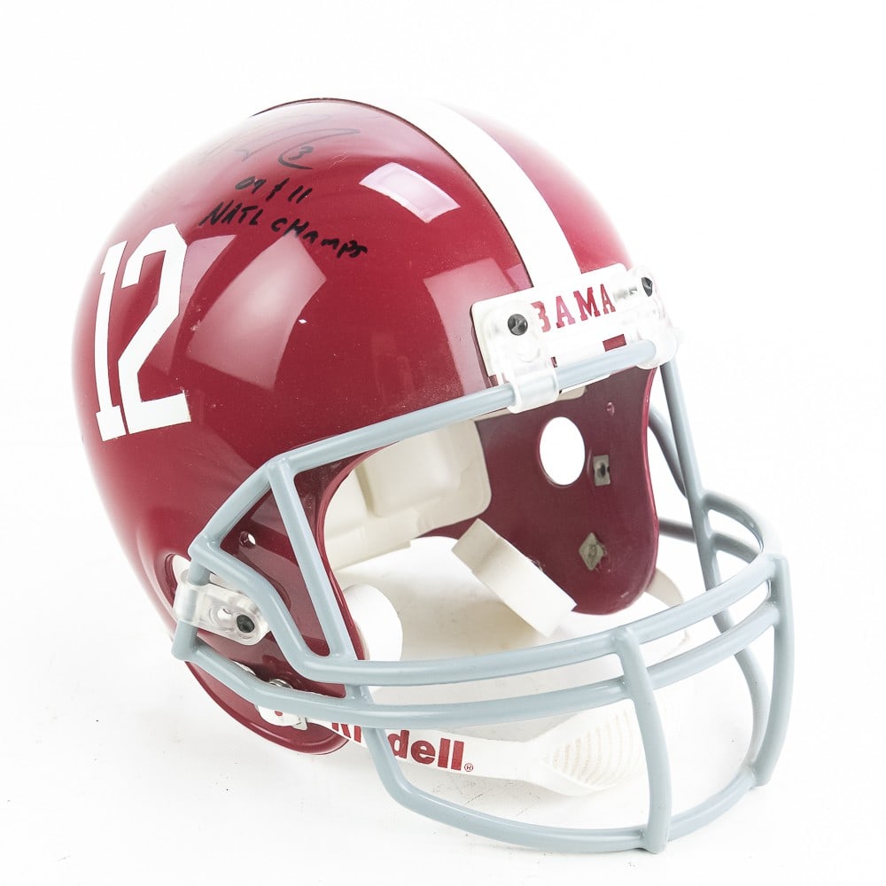 Trent Richardson Autographed Bama Full Size Helmet (1 of 13)