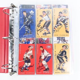 Assorted Autographed NHL Hockey Cards Photos Index