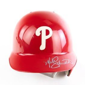 Mike Schmidt Autographed Phillies Helmet