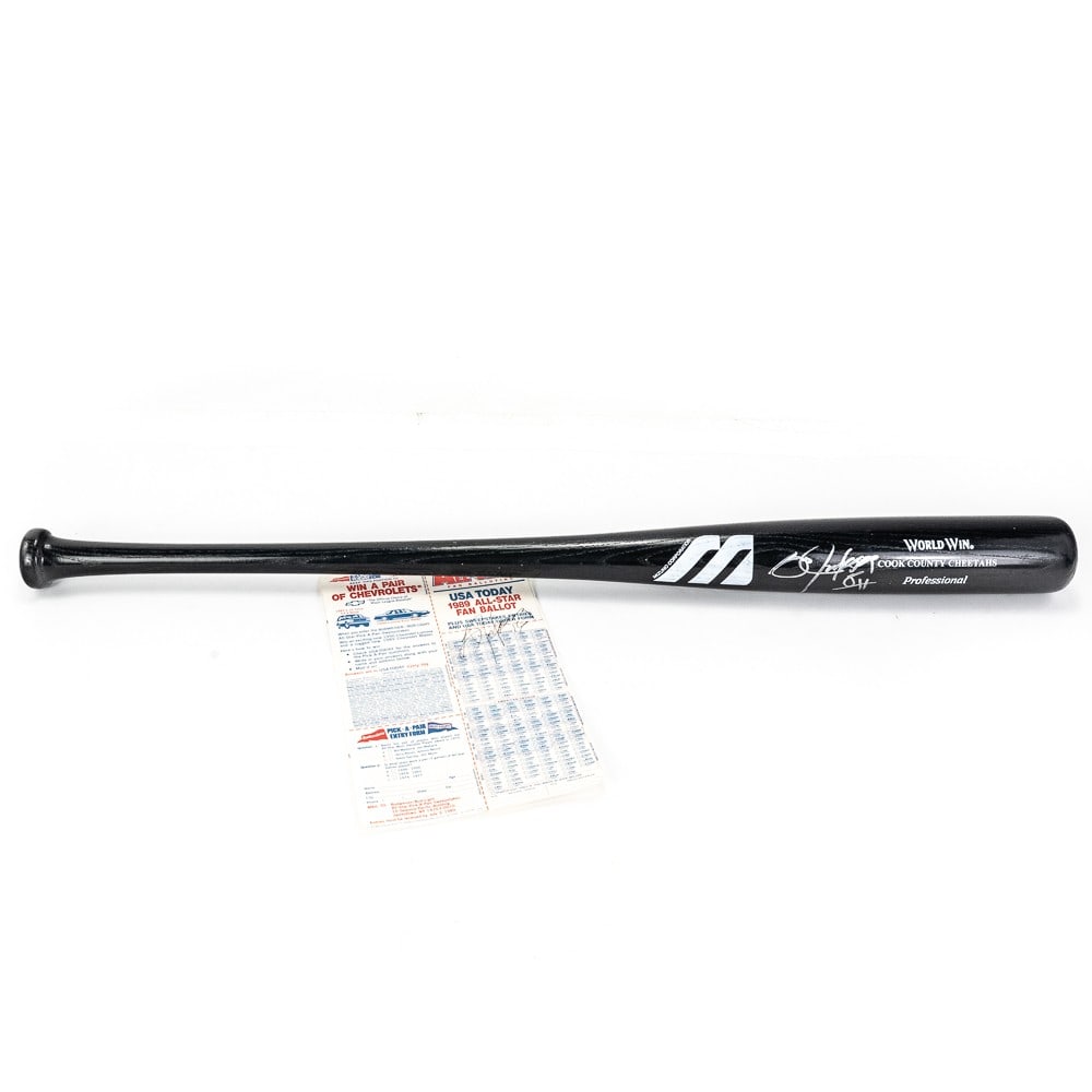 Bo Jackson Autographed Bat & USA Today Fan Ballot (1 of 11)