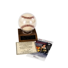 Cal Riken Autographed Rawlings Baseball w JSA +