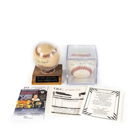 Stan Musial & Duke Snyder AUTOGRAPHED Baseballs