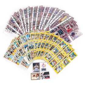 Pete Rose Carlton Fisk Autographed Cards & More