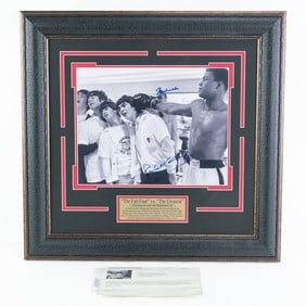 The Fab 4 vs The Greatest Auto Framed Print