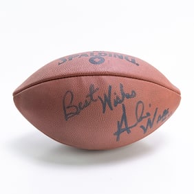 Andre Ware Autographed Spalding Football