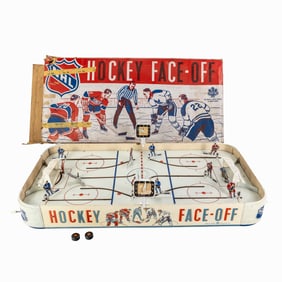 '50s Eagle Toys NHL Hockey Face Off Table Top Game