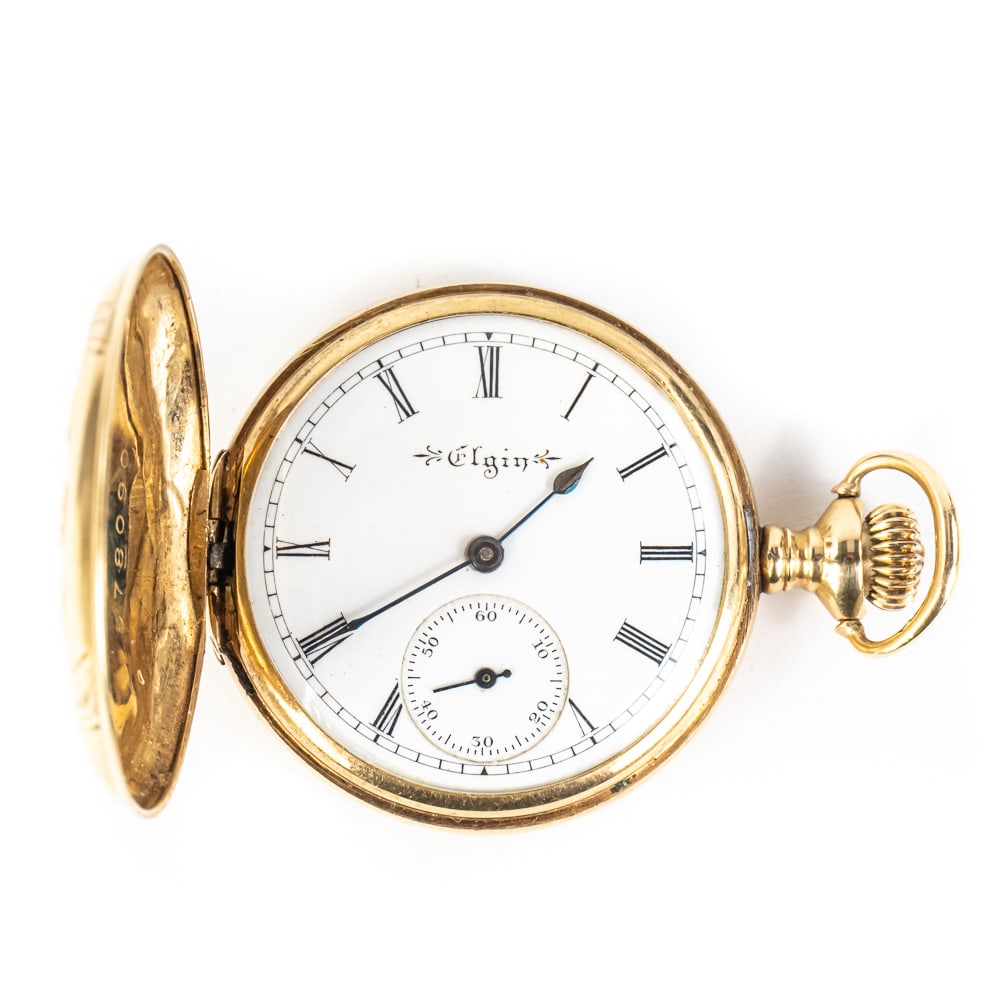Ladies Elgin Fancy Dial Pocket Watch14k Warranted (1 of 14)