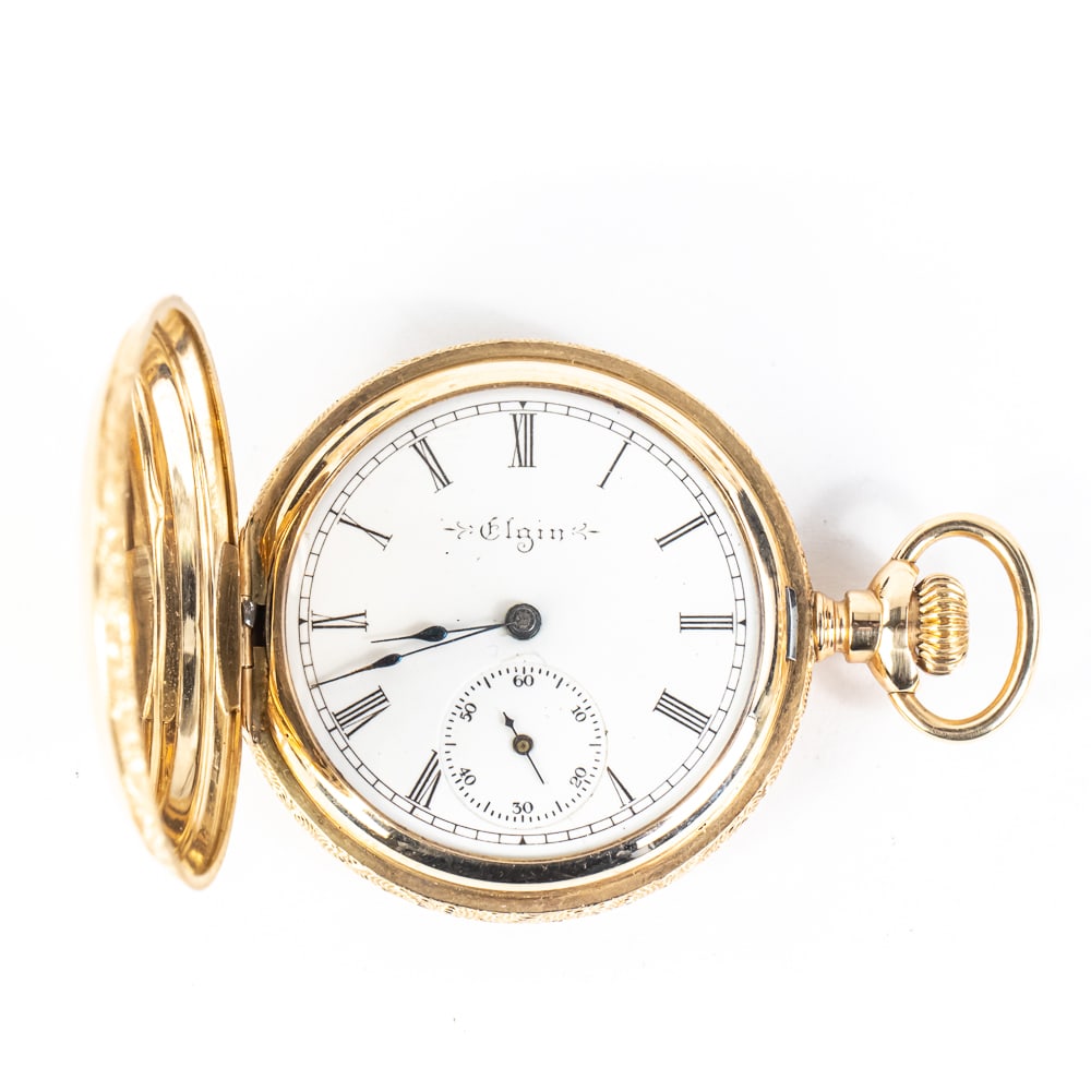 Ladies Elgin Fancy Dial Pocket Watch14k Warranted (1 of 13)