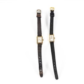 (2) Ladies Marshal Field 14k Wrist Watches