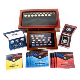 Franklin Mint Flags of Liberty 1990 Ike Centennial