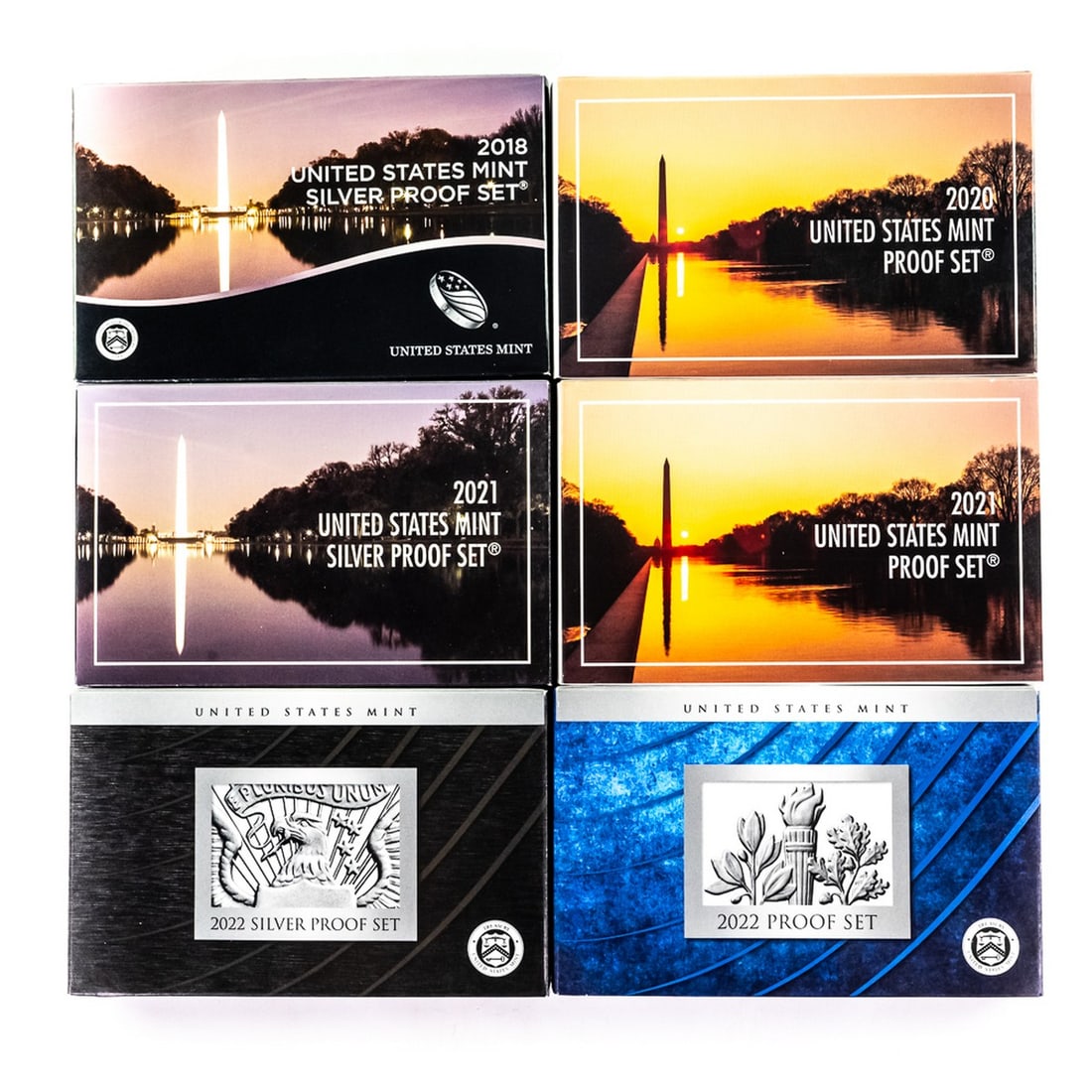 '18, '21 & '22 US Mint Silver Proof Sets & Proofs+ (1 of 3)